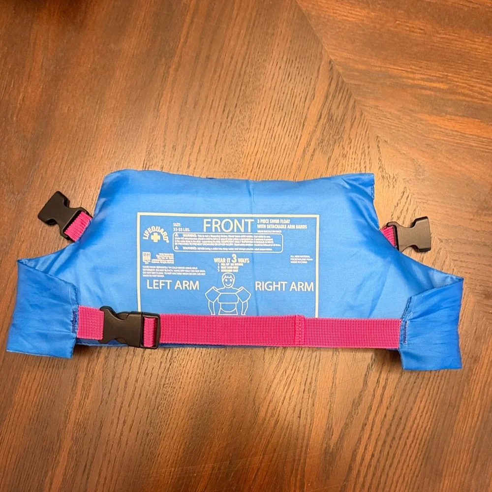 Nautica Kids Swim Vest Floaties 33-55 lbs Blue Puddle Jumper